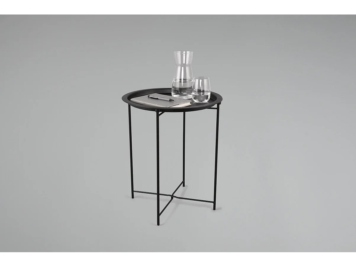 Table d'appoint en métal Caro