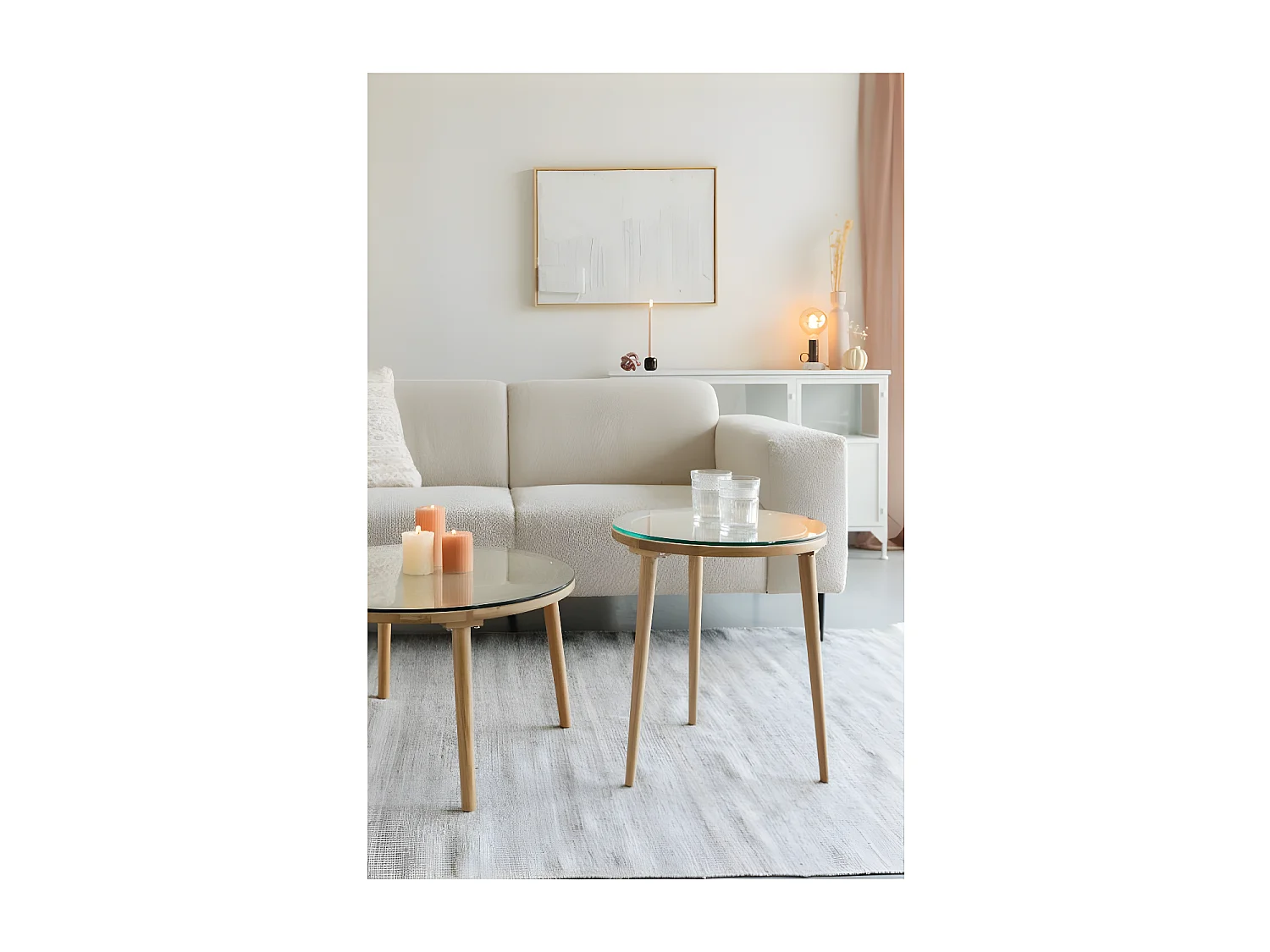 Table d'appoint ronde HARU