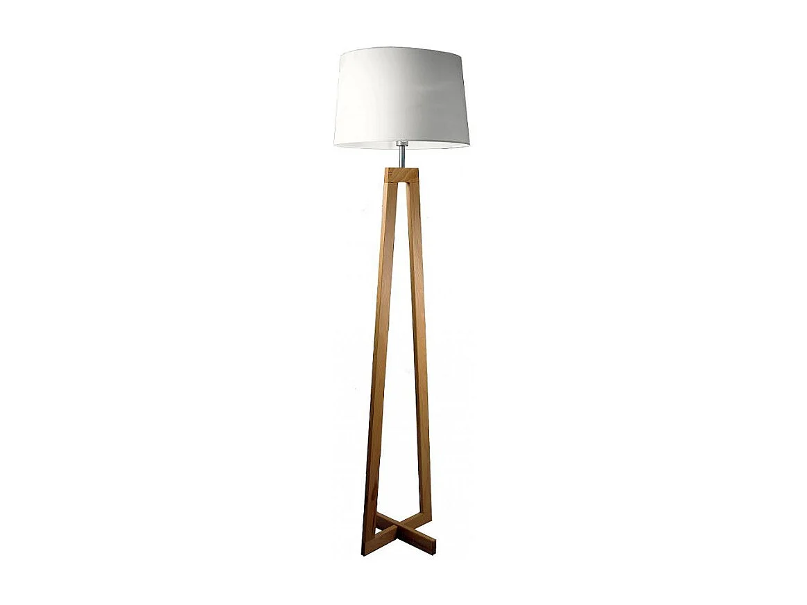 Lampadaire design Sacha ls blanc écru