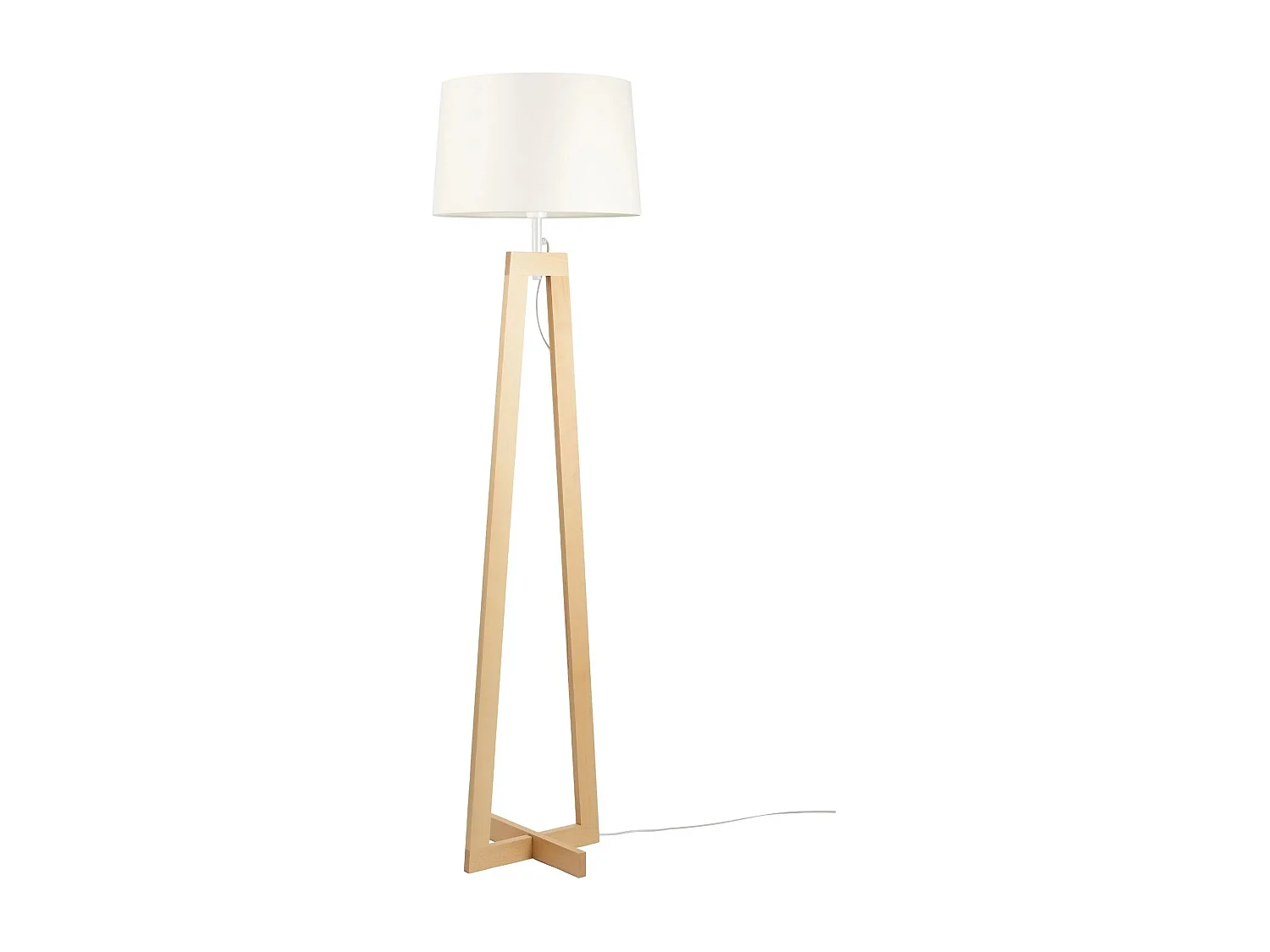 Lampadaire design Sacha ls blanc écru