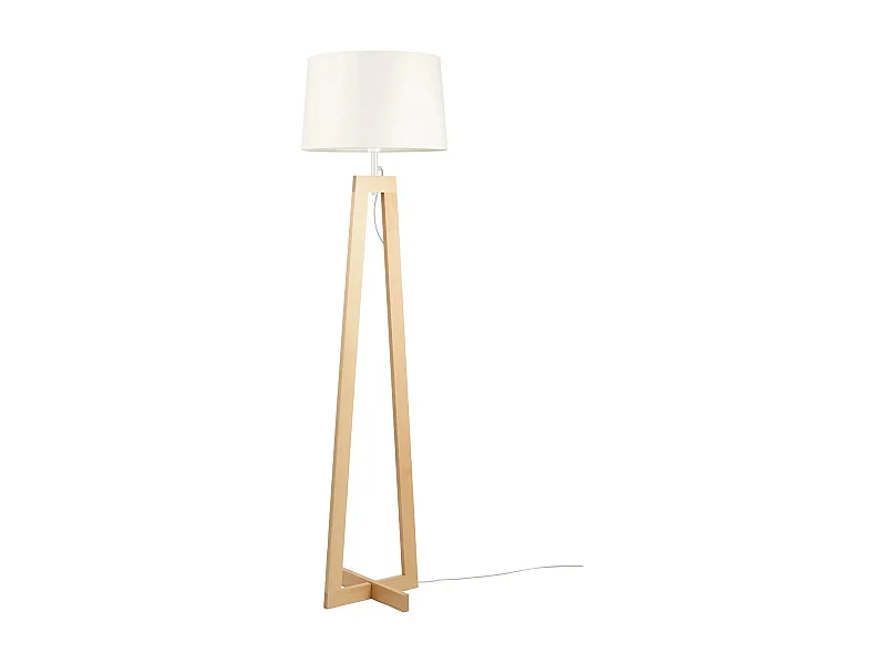 Lampadaire design Sacha ls blanc écru