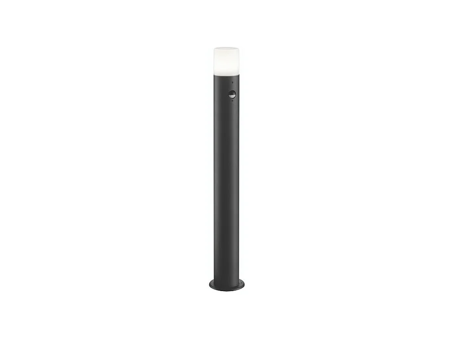 Borne extérieure 80 cm anthracite avec détecteur - Trio - Hoosic