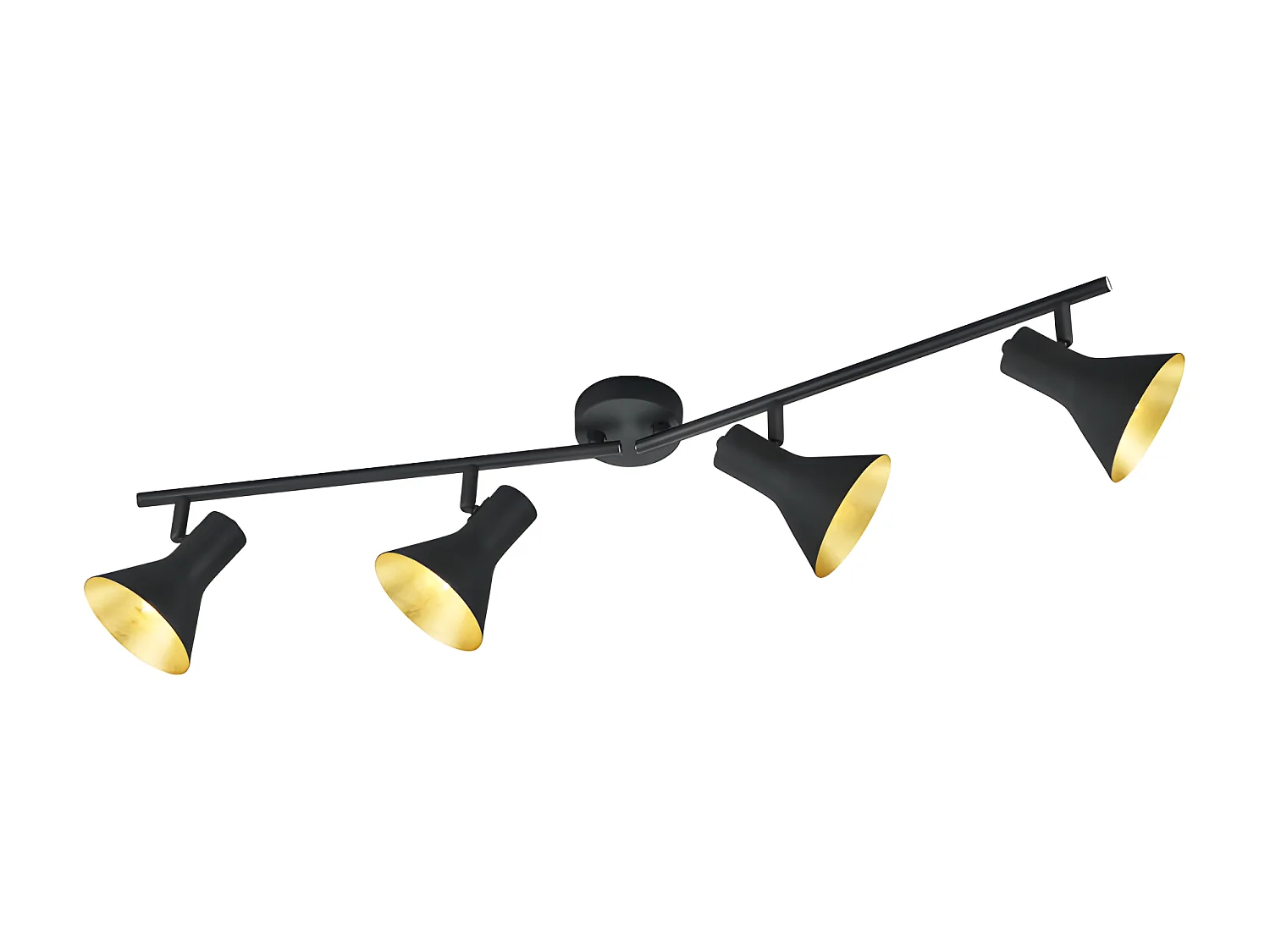 Plafonnier industriel Nina 4 Lampes