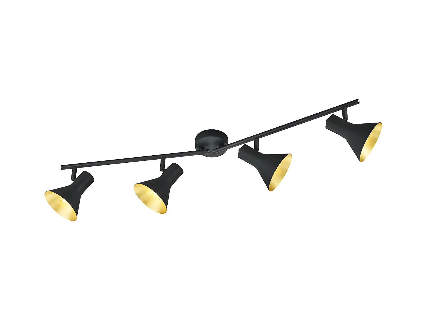 Plafonnier industriel Nina 4 Lampes