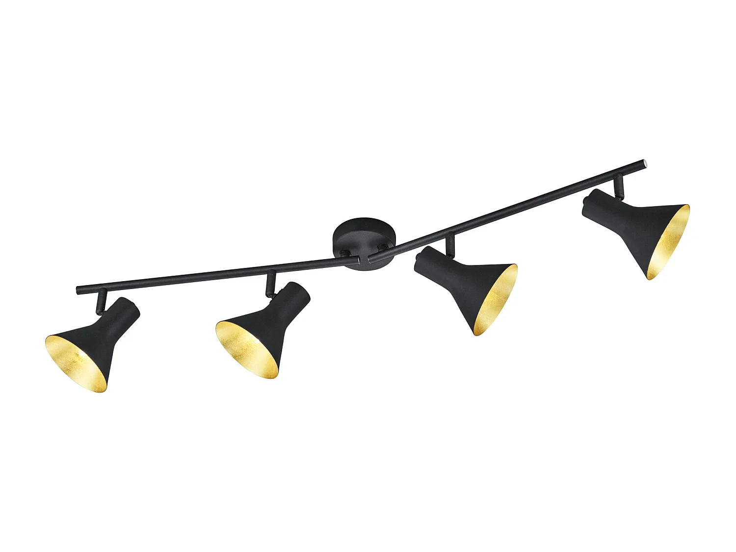 Plafonnier industriel Nina 4 Lampes