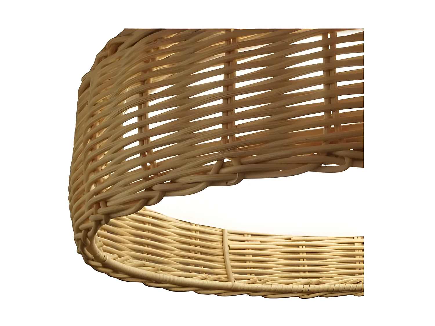 Plafonnier design rotin Kilimanjaro LED