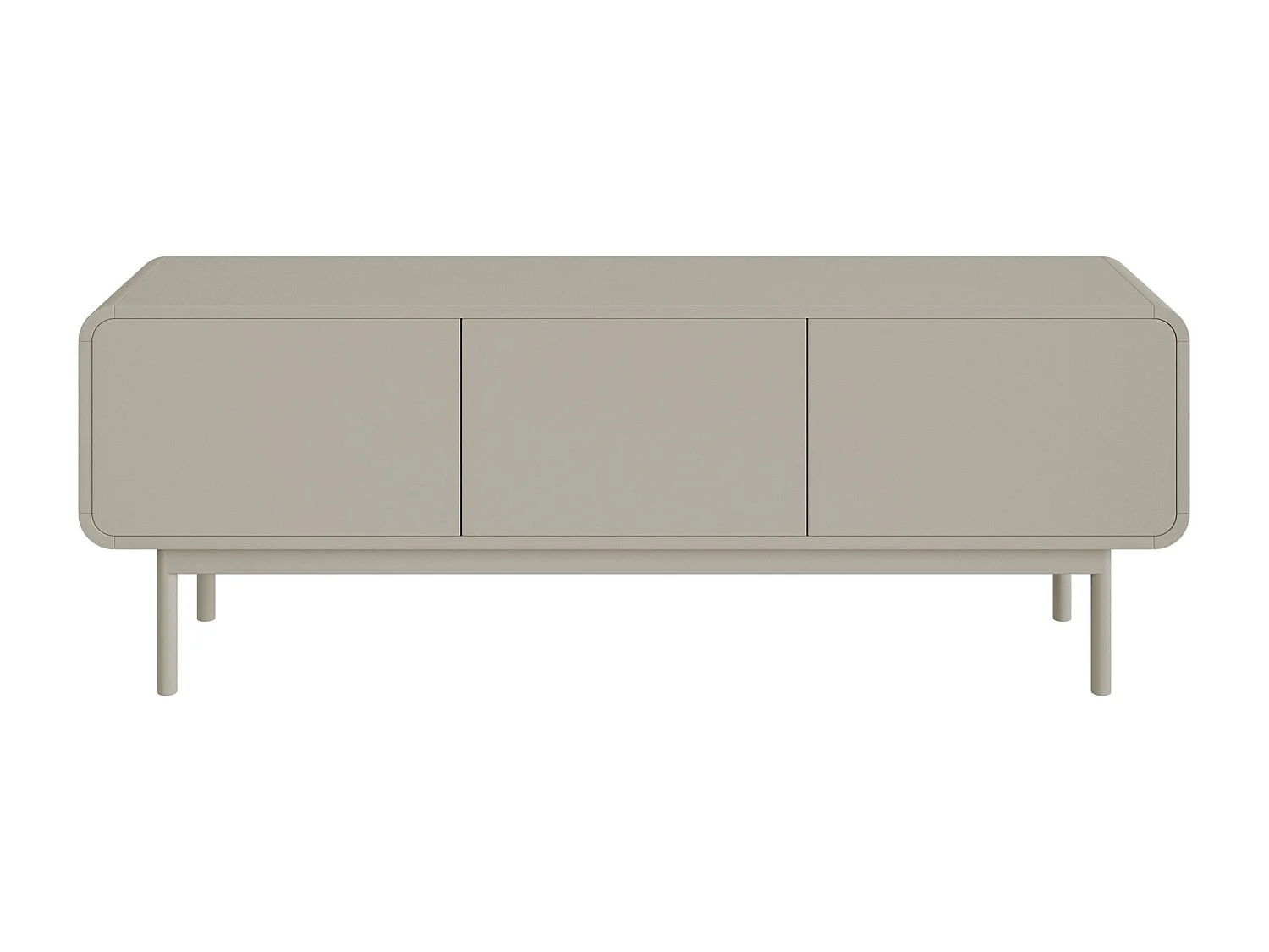 TV-Lowboard mit 3 Schubladen - greige - 154 cm - ORO