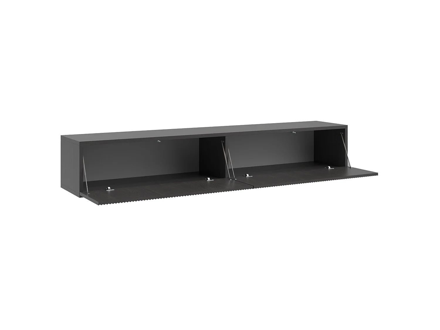 Meuble TV - 175 cm - suspendu - couleur du bois de frêne Portland - NOLIE