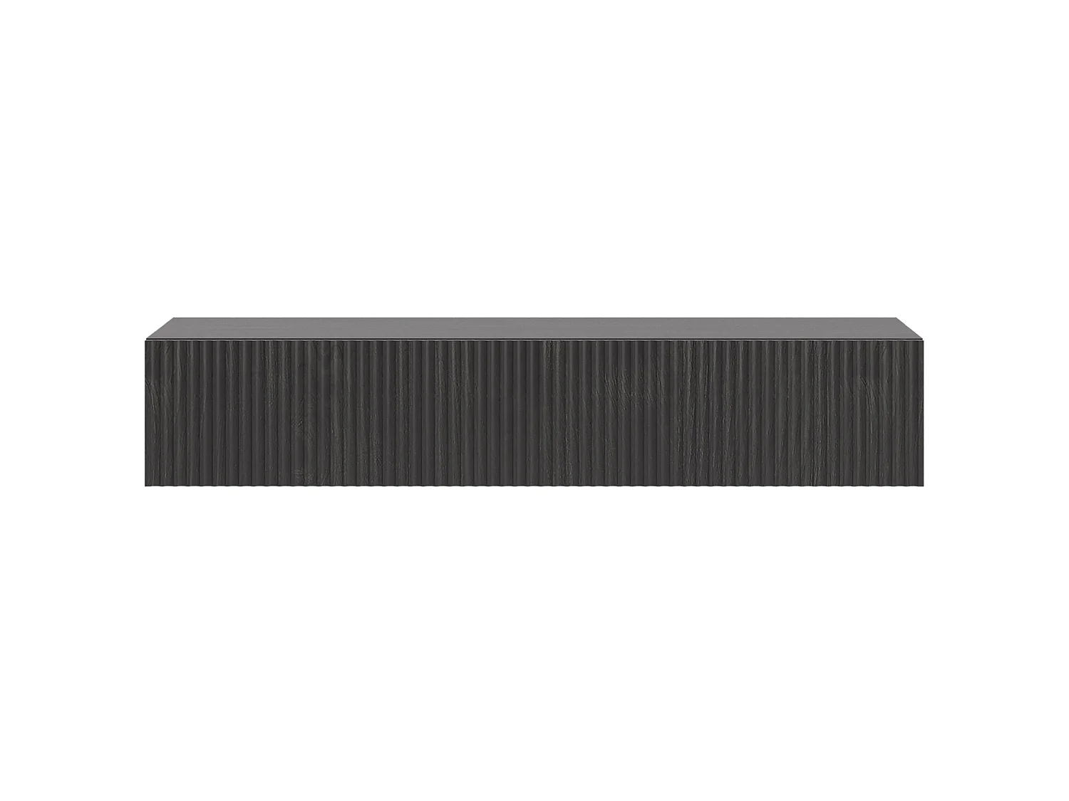 Console - 90 cm - avec tiroirs - suspendu - couleur du bois de frêne Portland - NOLIE