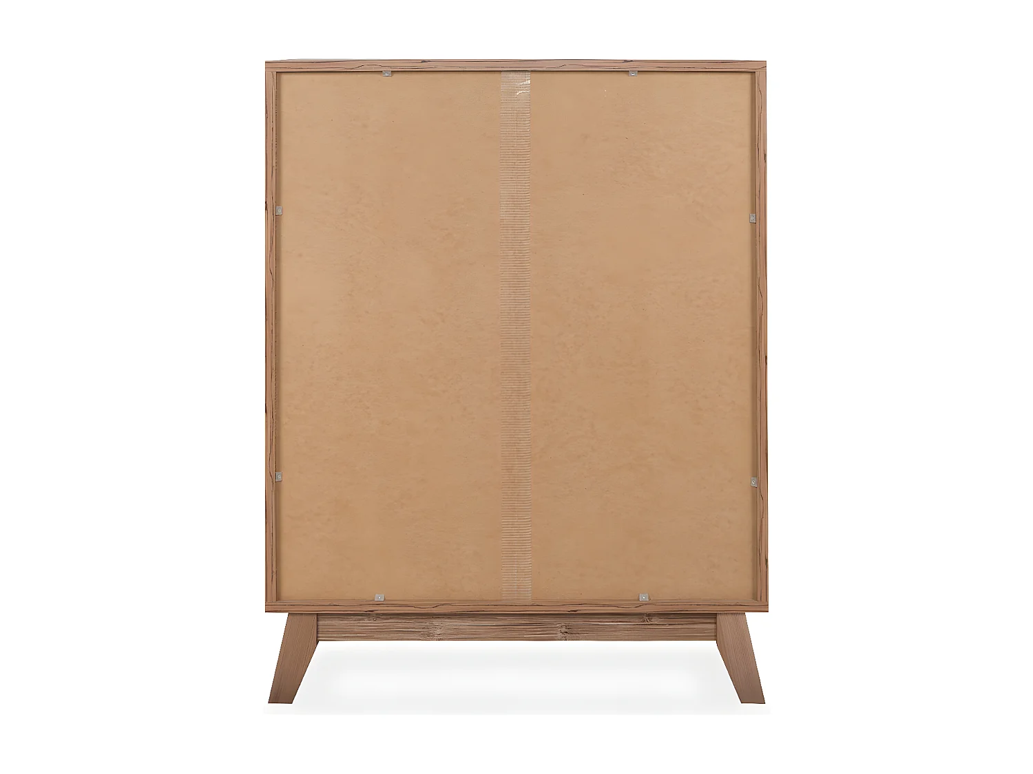 Commode 4 tiroirs décor bambou - L82 cm