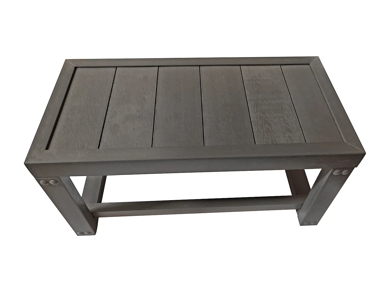 Szare  schody do spa sztywnego  - 60 x 30 x 30 - VANUATU