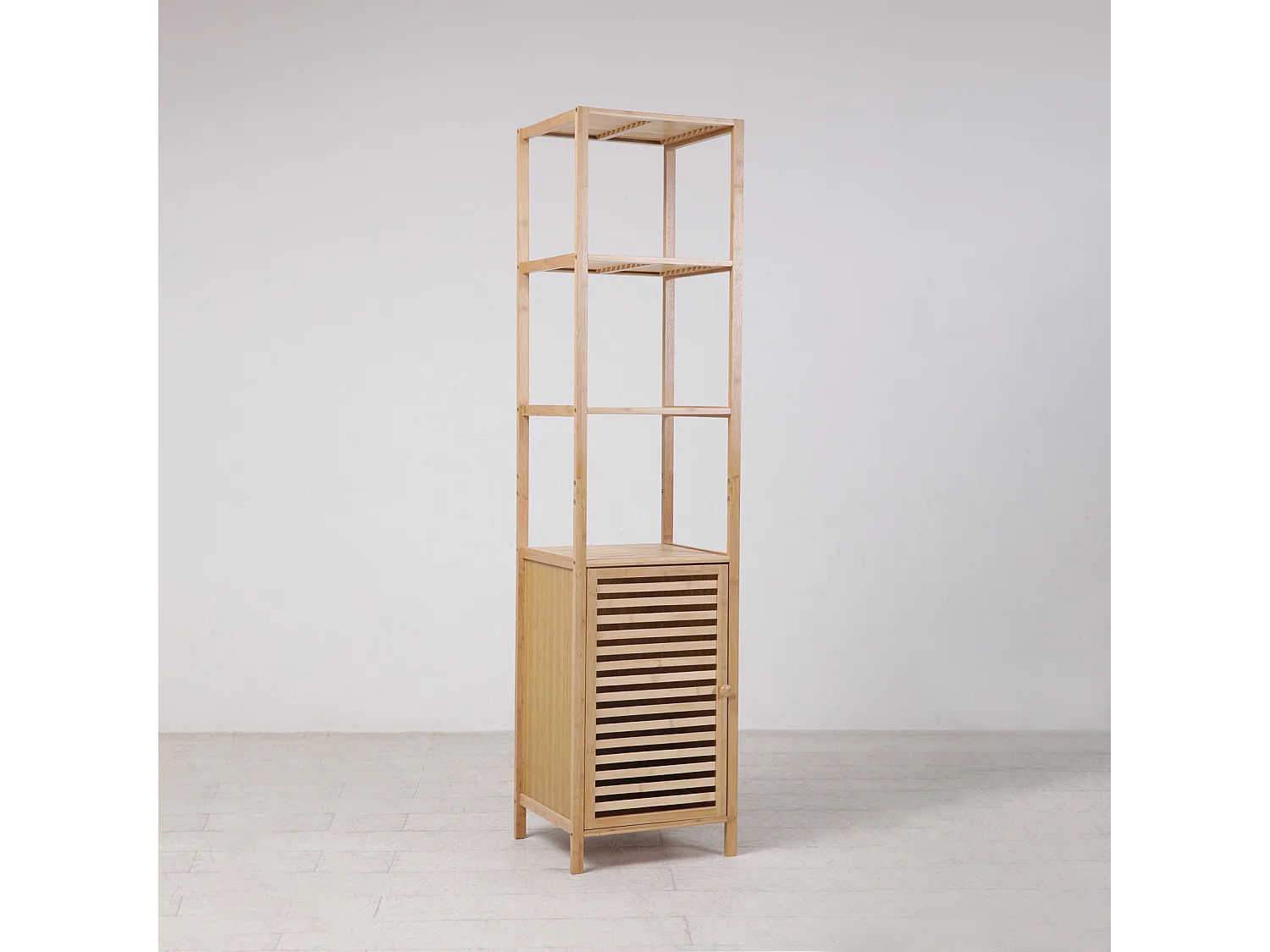 Étagère de salle de bain L avec porte