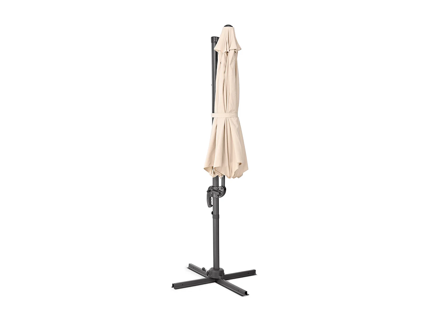 Parasol aluminium pivotant