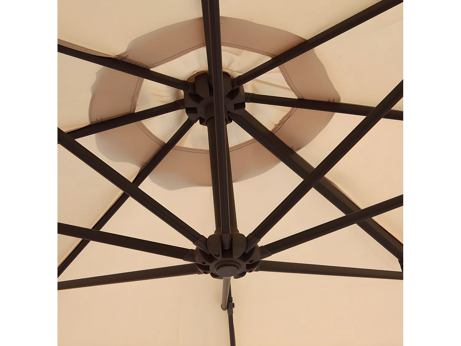 Parasol aluminium pivotant