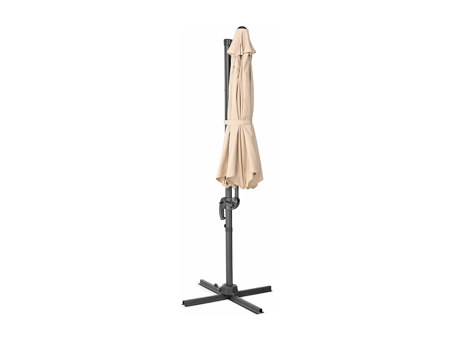 Parasol aluminium pivotant