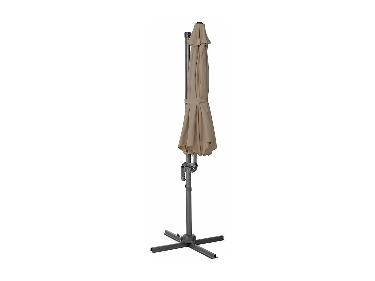 Parasol aluminium pivotant
