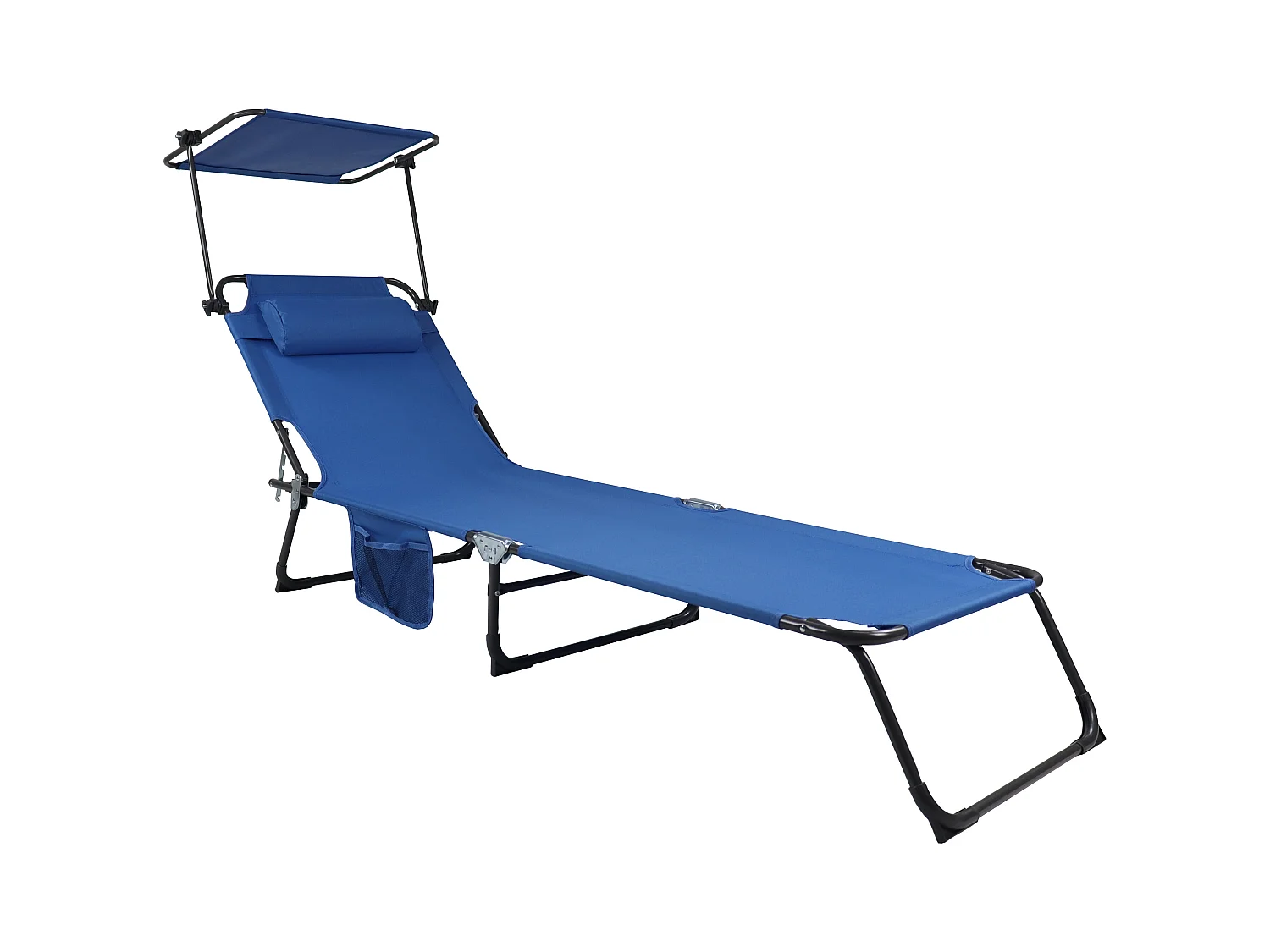 Sun lounger Bindox Blue L. 185 x H. 24 x W. 55 cm