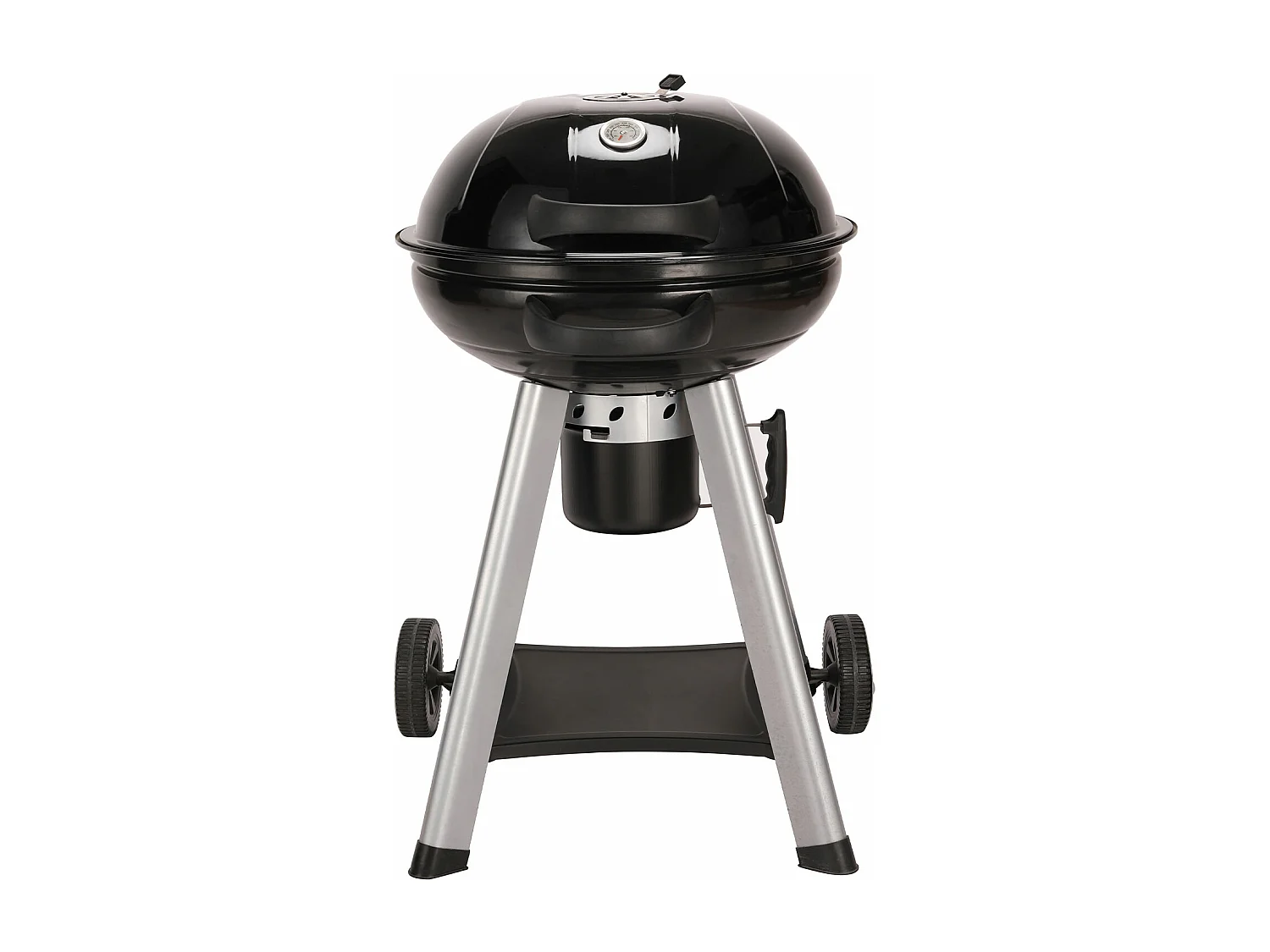 Barbecue sphérique au charbon de bois avec couvercle rabattable