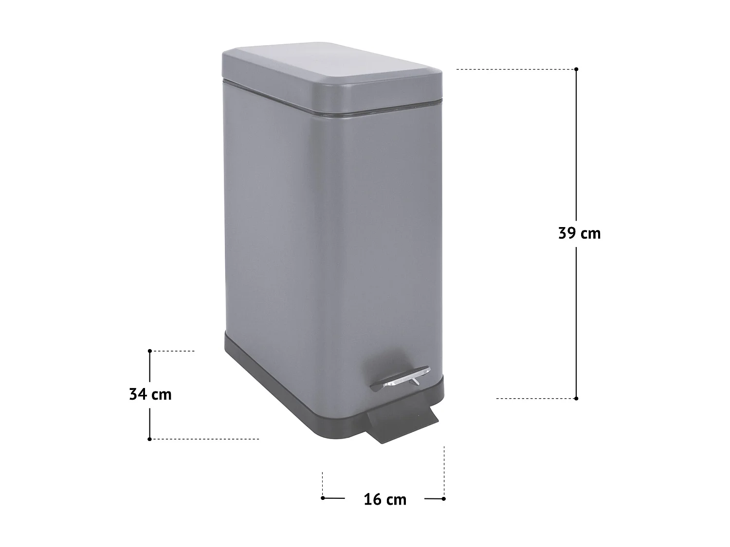 MÜLLEIMER STM10 10L Schwarz
