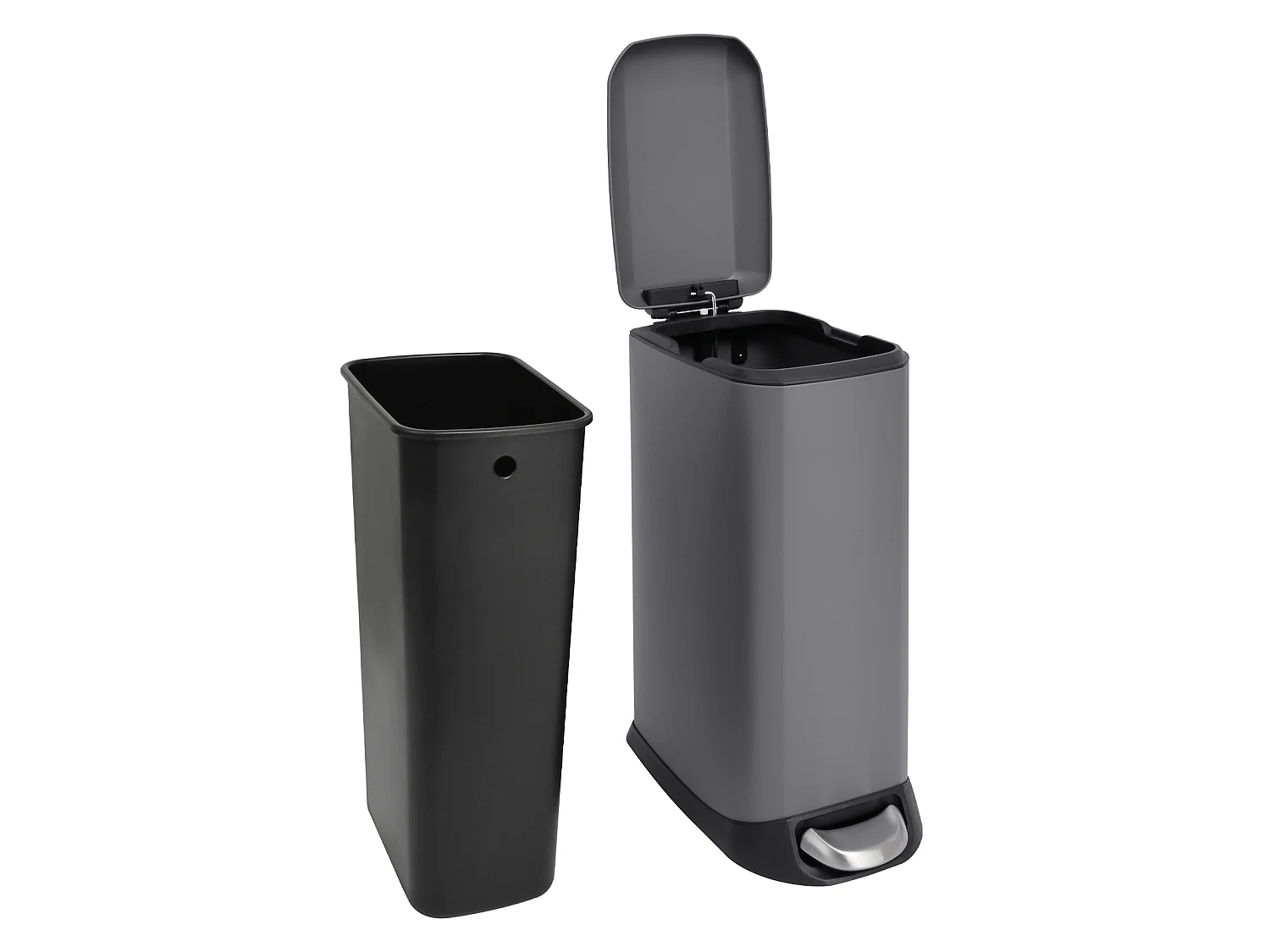 Poubelle à pédale 12l incl. seau intérieur