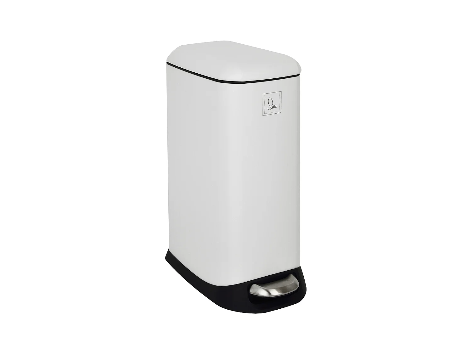 Poubelle à pédale 12l incl. seau intérieur
