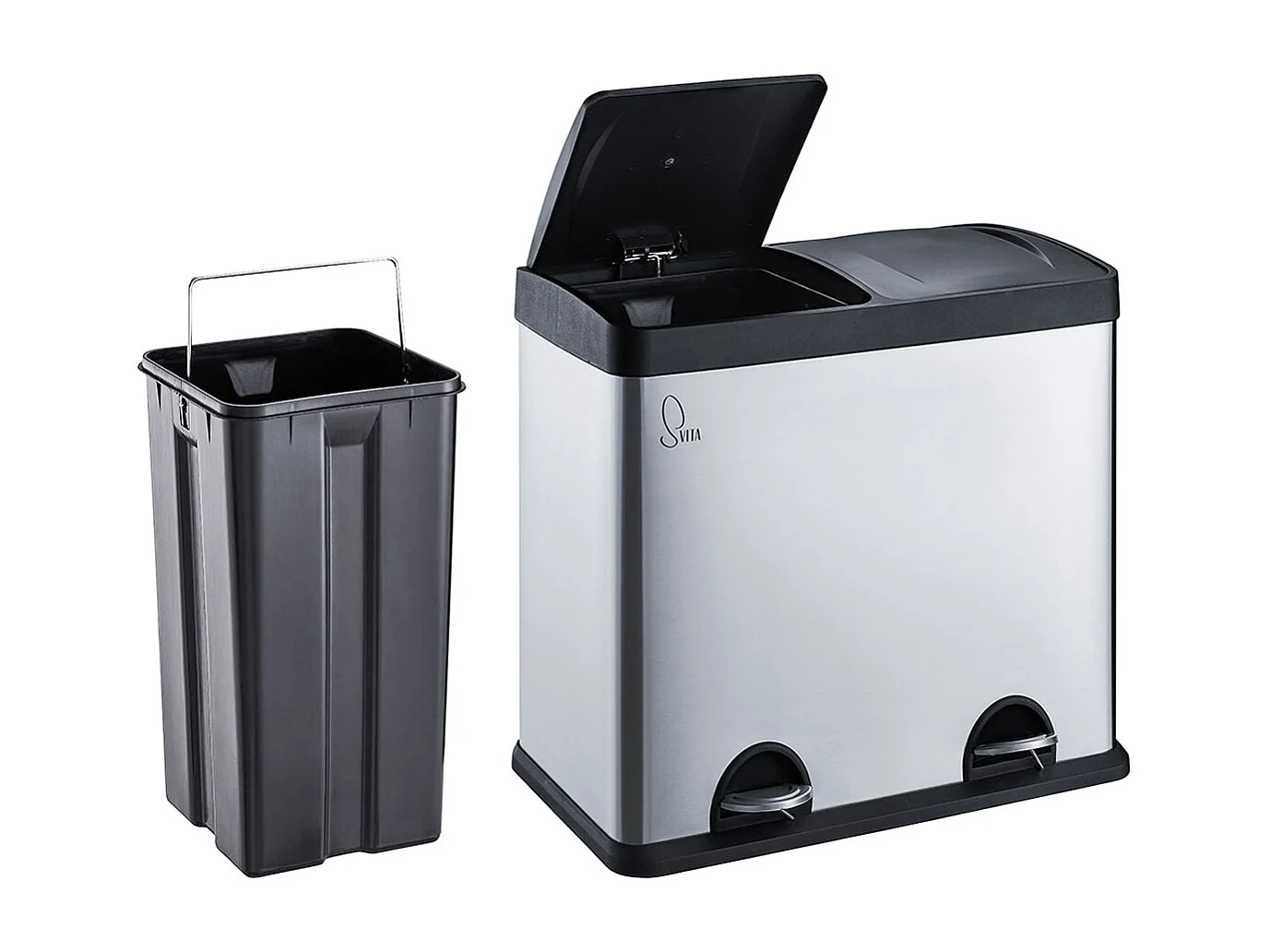 MÜLLEIMER T2X24 Silber