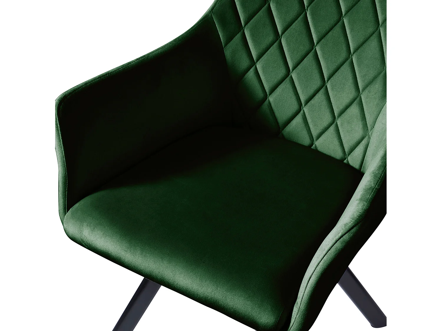 Lot de 2 chaises de salle à manger avec accoudoirs