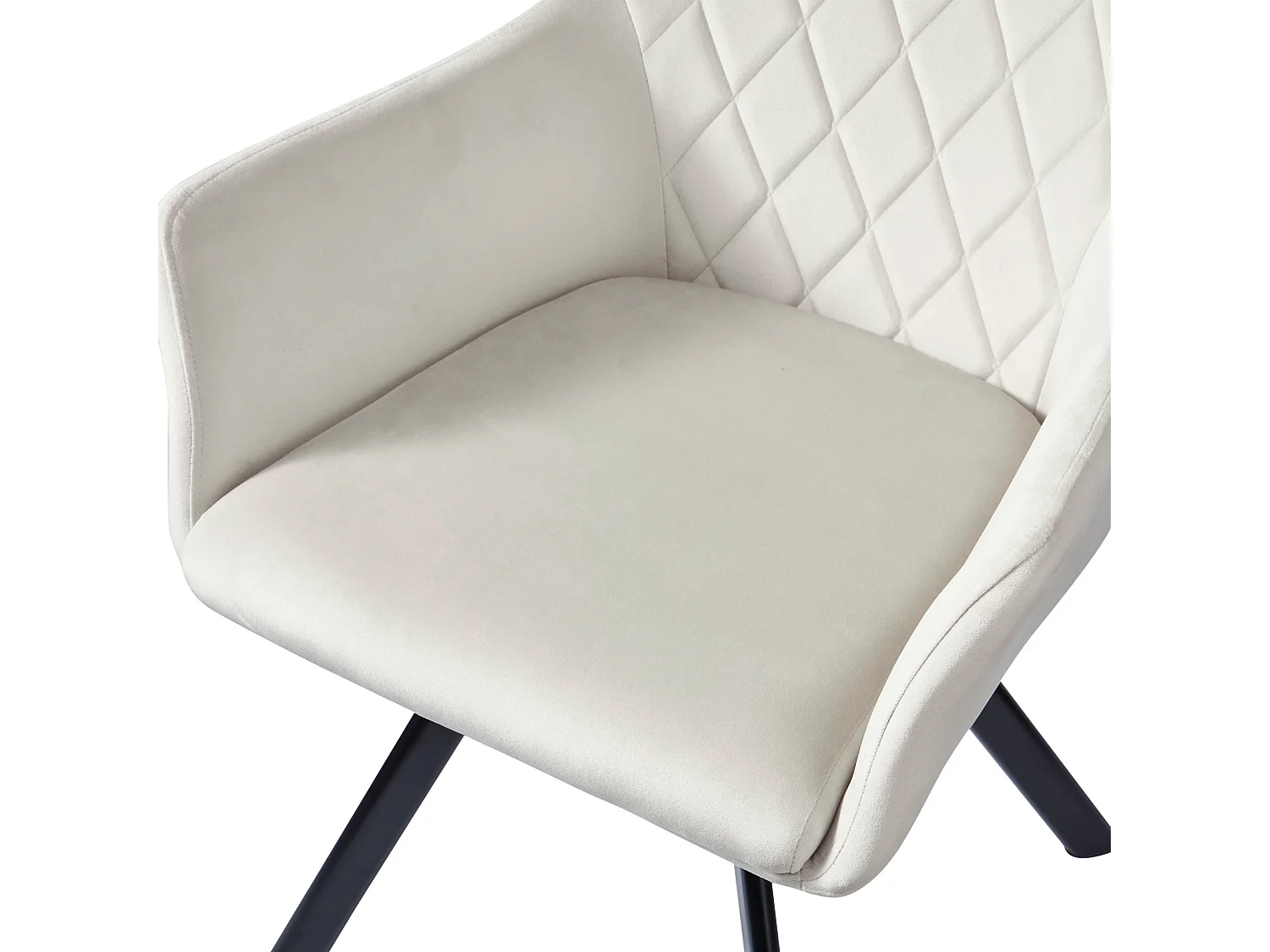 Lot de 2 chaises de salle à manger avec accoudoirs