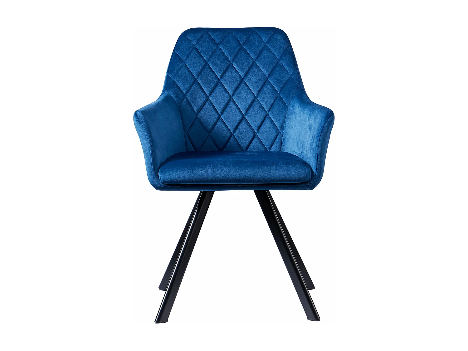 ESSZIMMERSTUHL MASON 2er Set Samt Blau