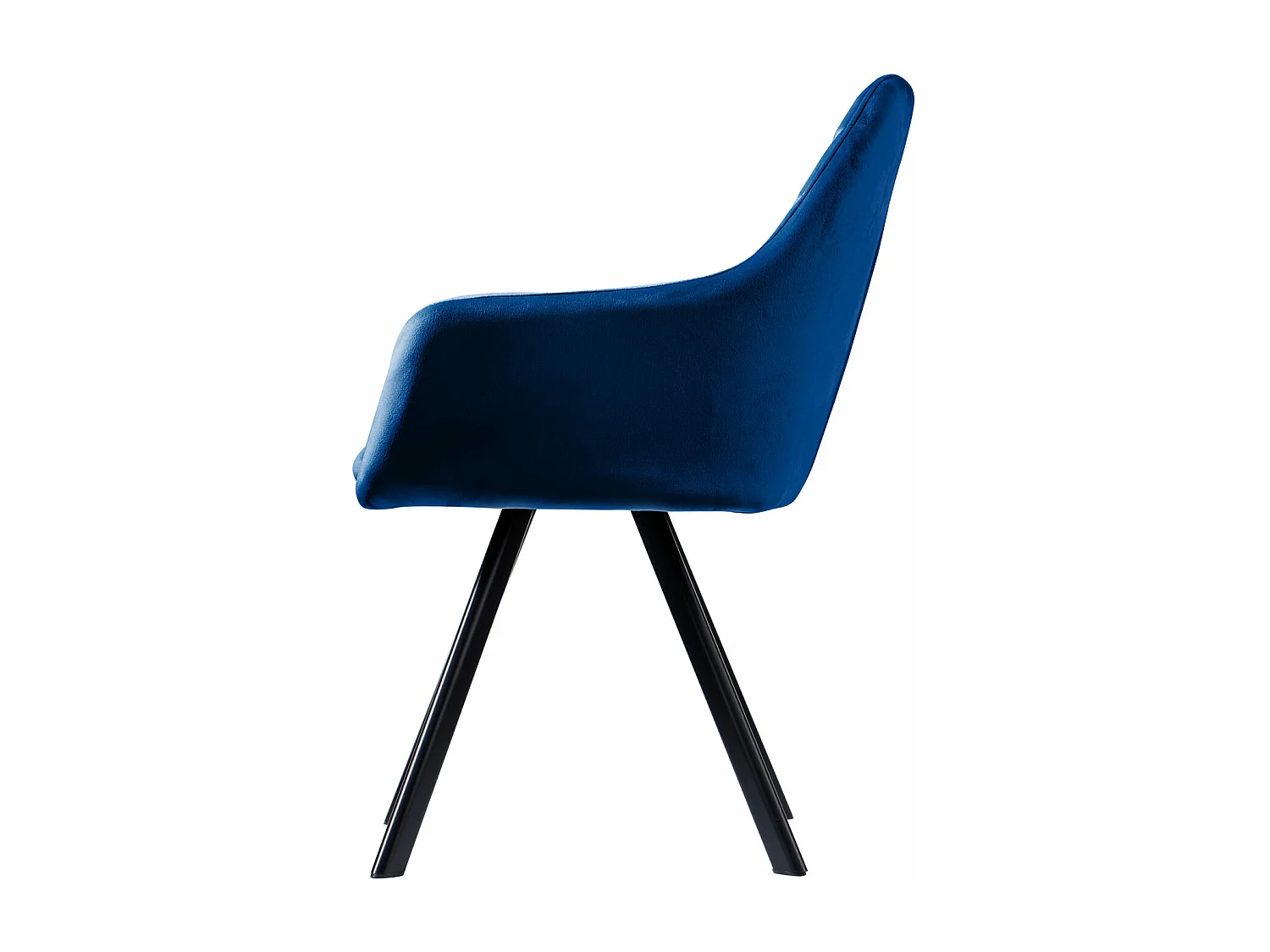 ESSZIMMERSTUHL MASON 2er Set Samt Blau