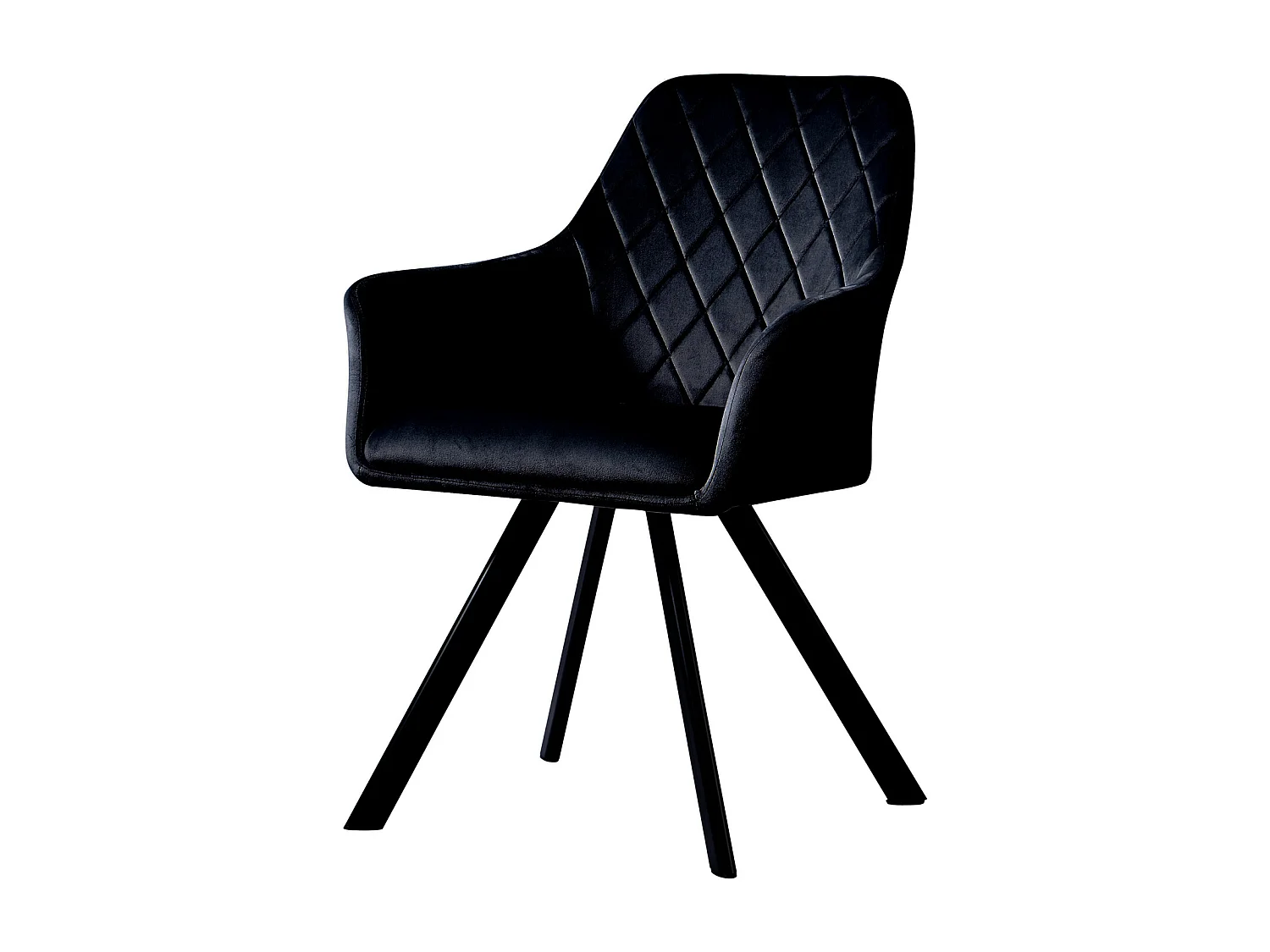 Lot de 2 chaises de salle à manger avec accoudoirs
