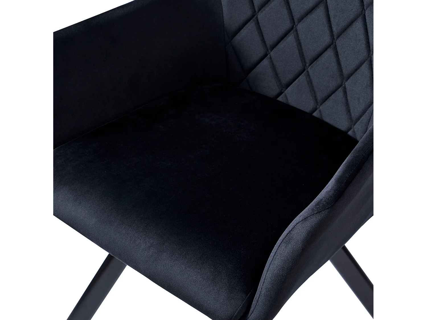Lot de 2 chaises de salle à manger avec accoudoirs
