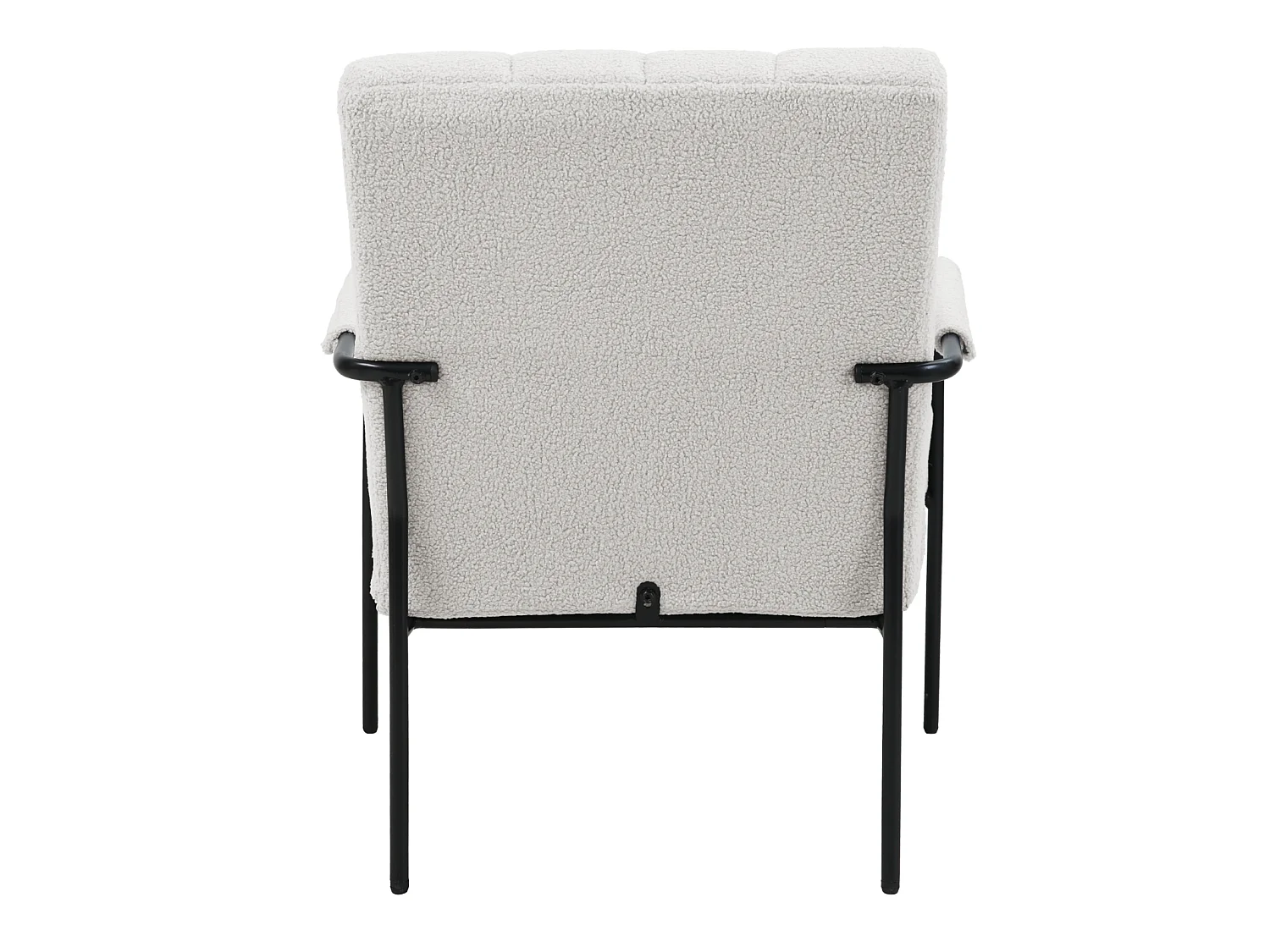 Fauteuil de salon SVITA KYLE Chaise rembourrée Chaise d'appoint Salon avec accoudoir Blanc