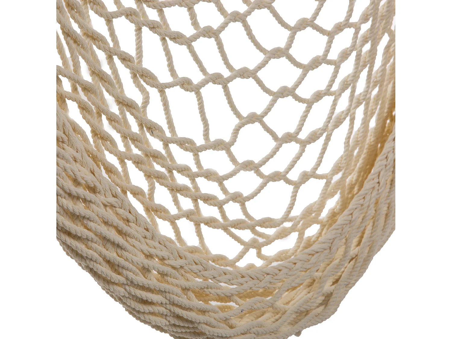 Fauteuil suspendu en aspect filet avec tige