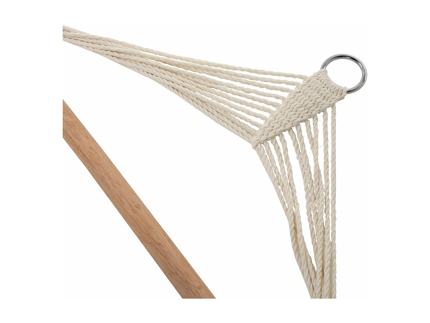 Fauteuil suspendu en aspect filet avec tige