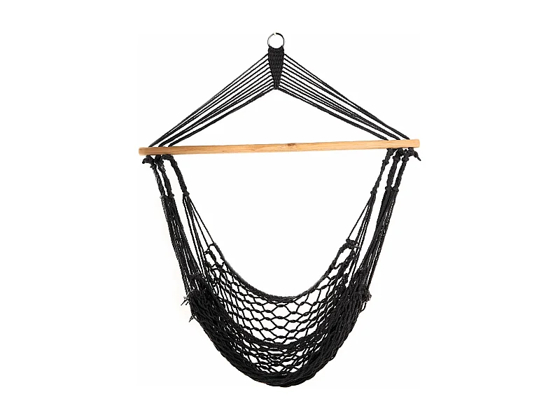 Fauteuil suspendu en aspect filet avec tige