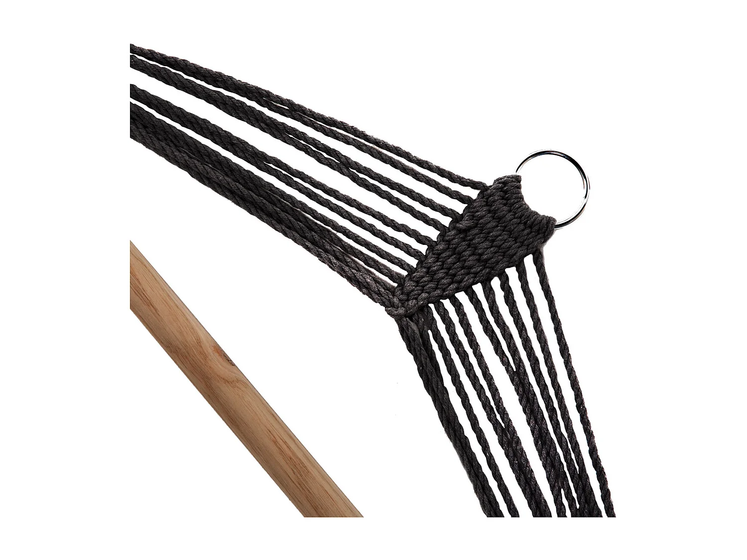 Fauteuil suspendu en aspect filet avec tige