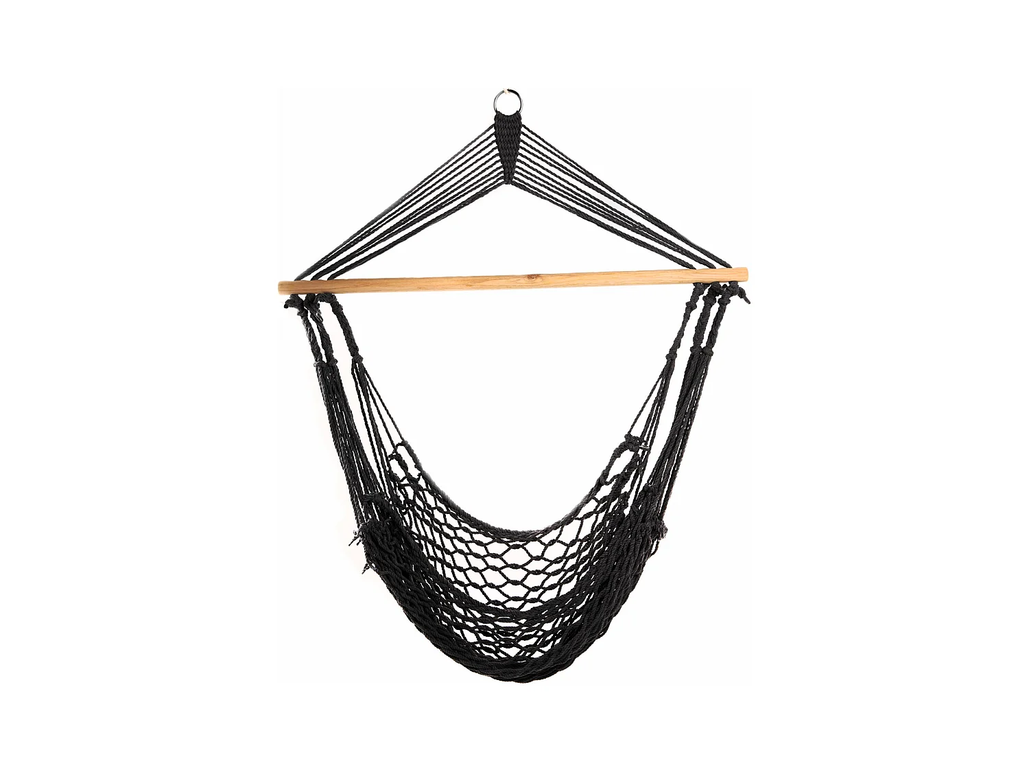 Fauteuil suspendu en aspect filet avec tige