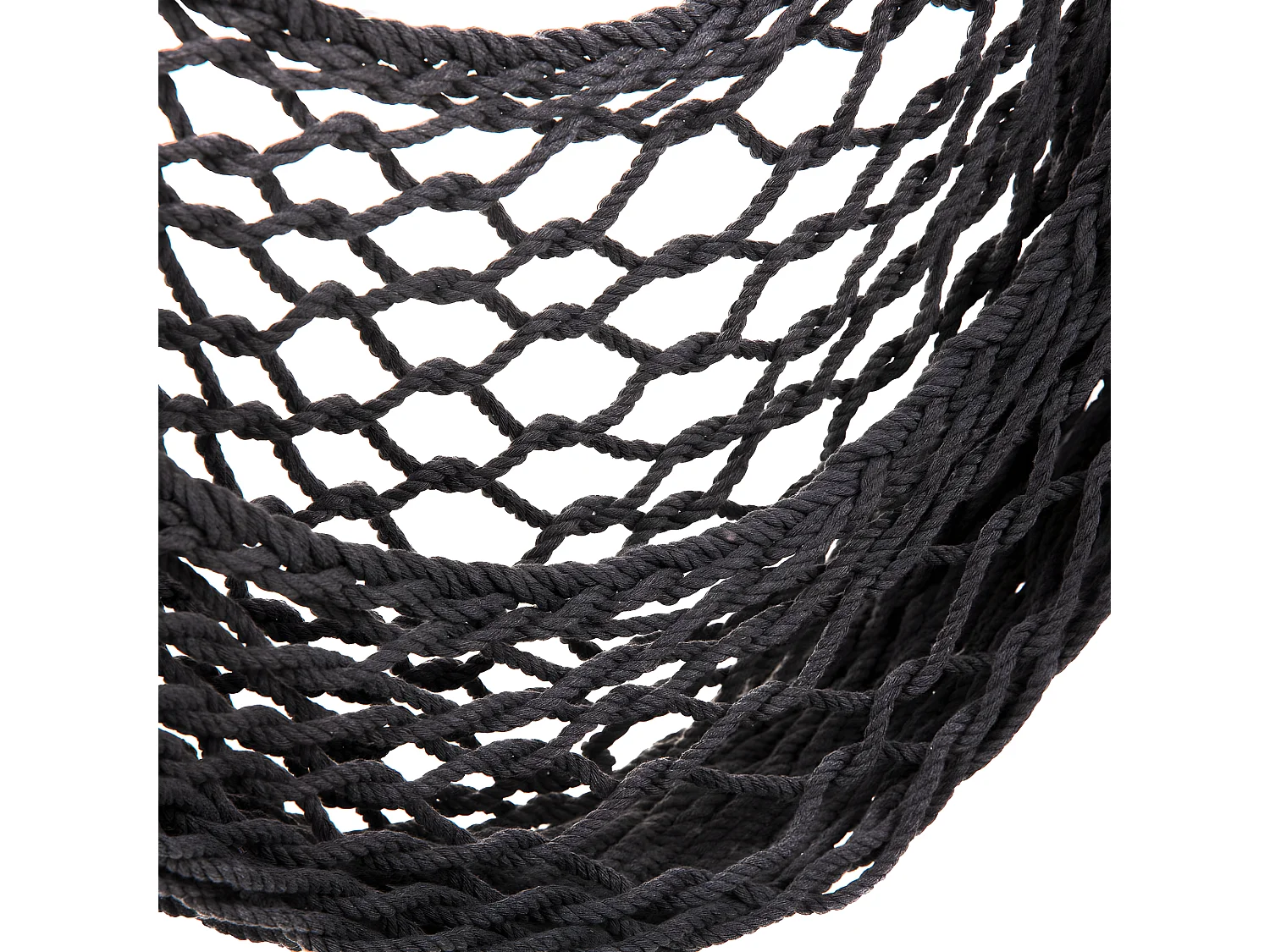 Fauteuil suspendu en aspect filet avec tige