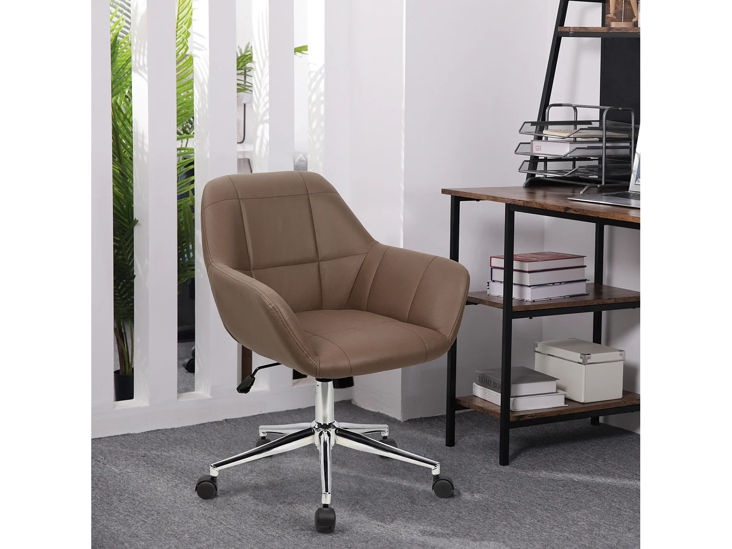 Chaise de bureau en similicuir