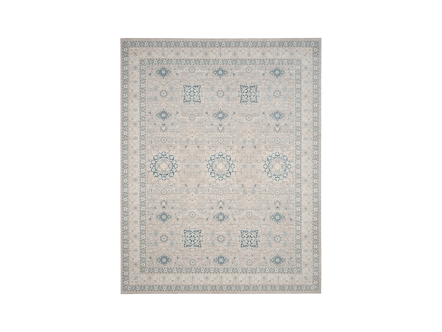 Tapis Gris/Bleu 244 X 305 cm - Seraphina