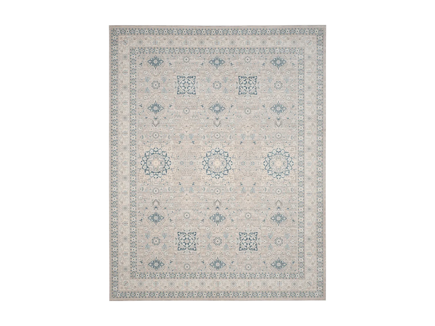 Tapis Gris/Bleu 244 X 305 cm - Seraphina