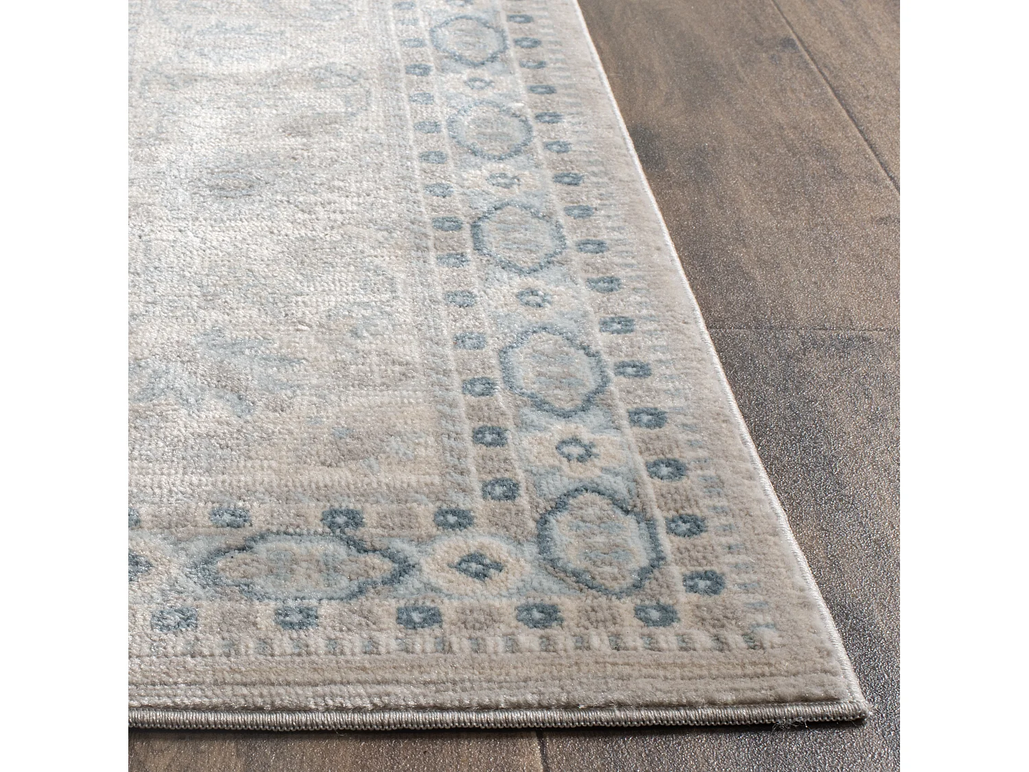 Tapis Gris/Bleu 244 X 305 cm - Seraphina