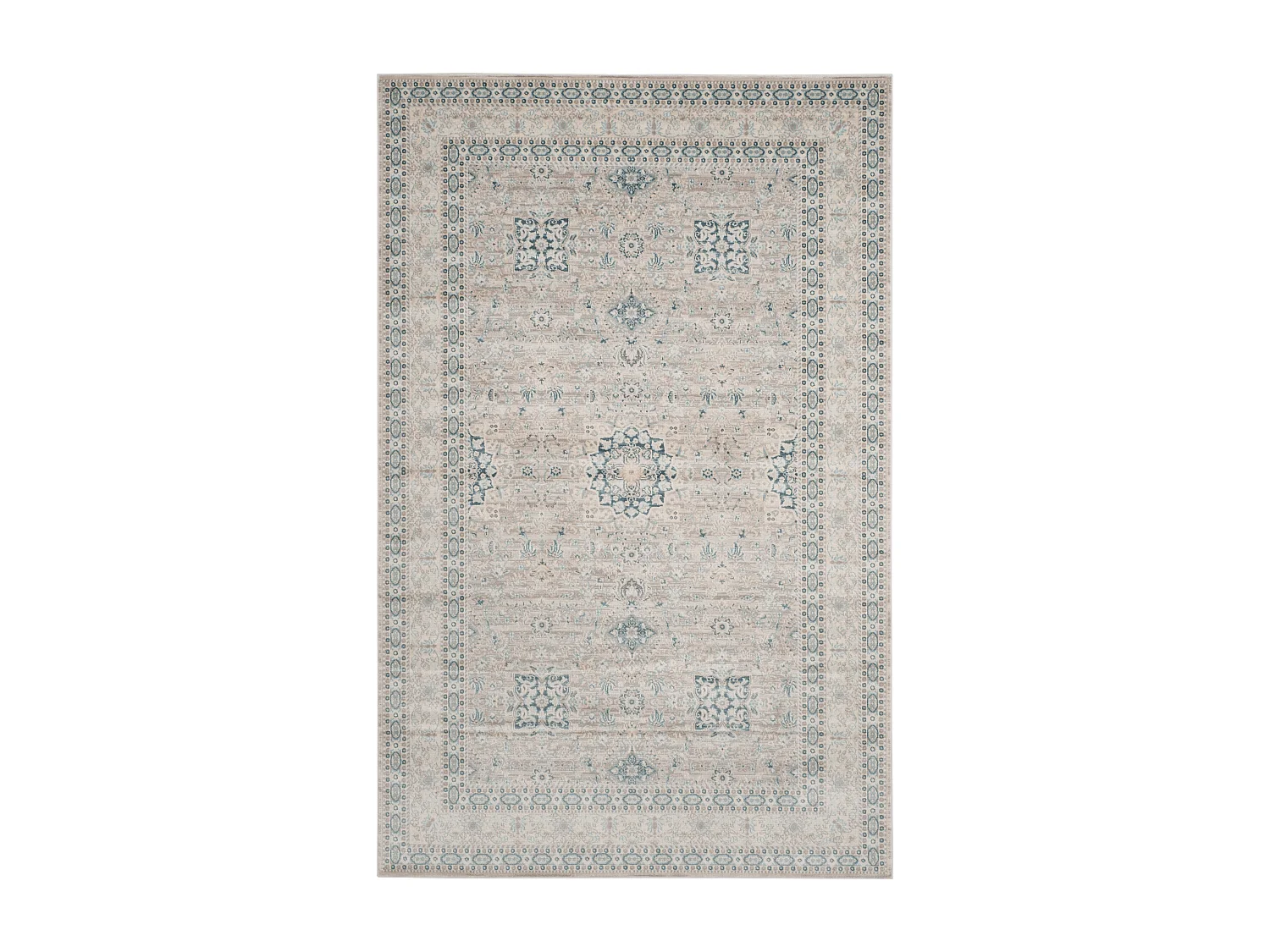Tapis Gris/Bleu 155 X 229 cm - Seraphina