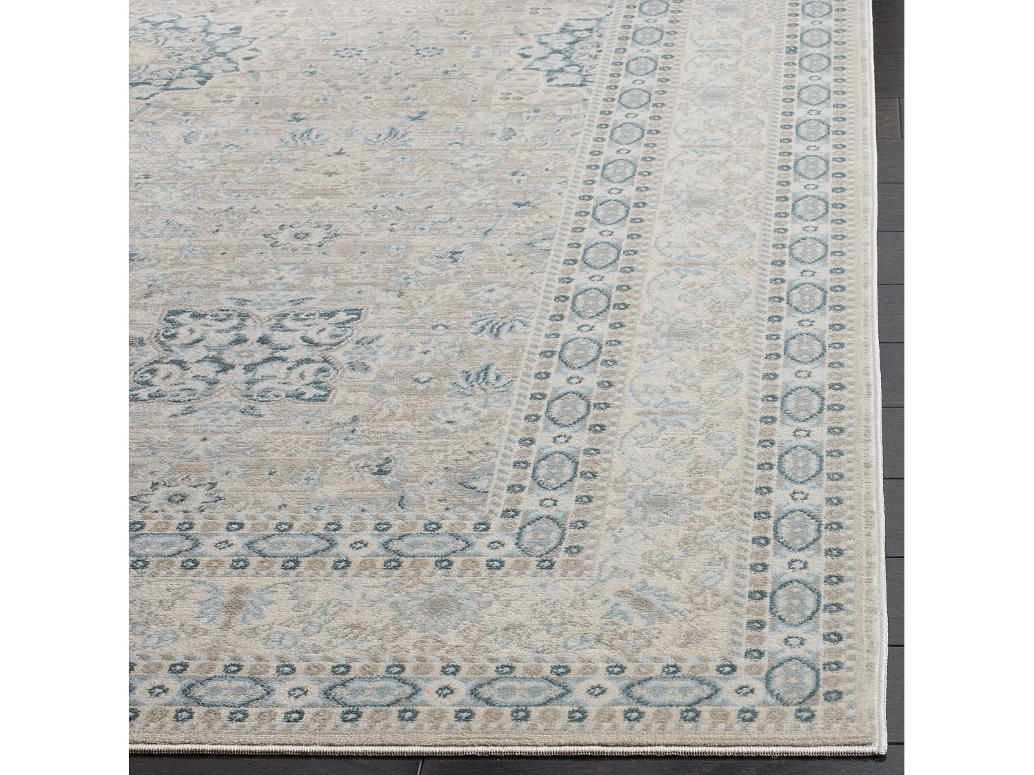 Tapis Gris/Bleu 155 X 229 cm - Seraphina