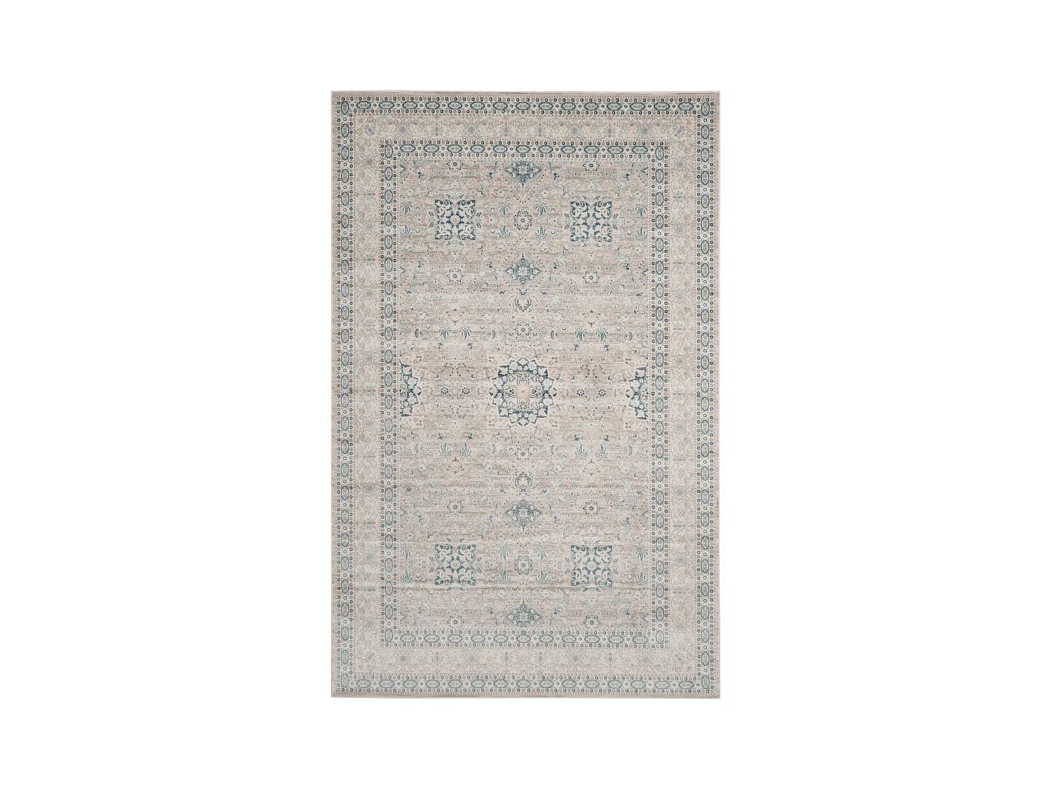 Tapis Gris/Bleu 155 X 229 cm - Seraphina