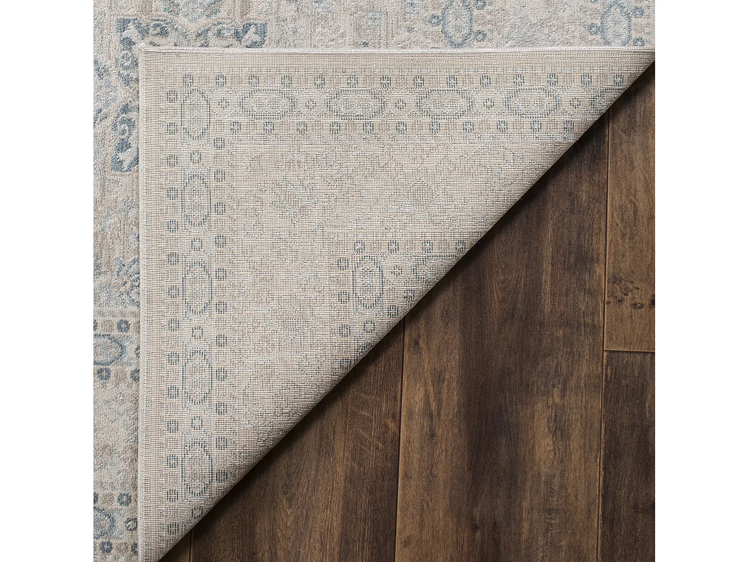 Tapis Gris/Bleu 155 X 229 cm - Seraphina