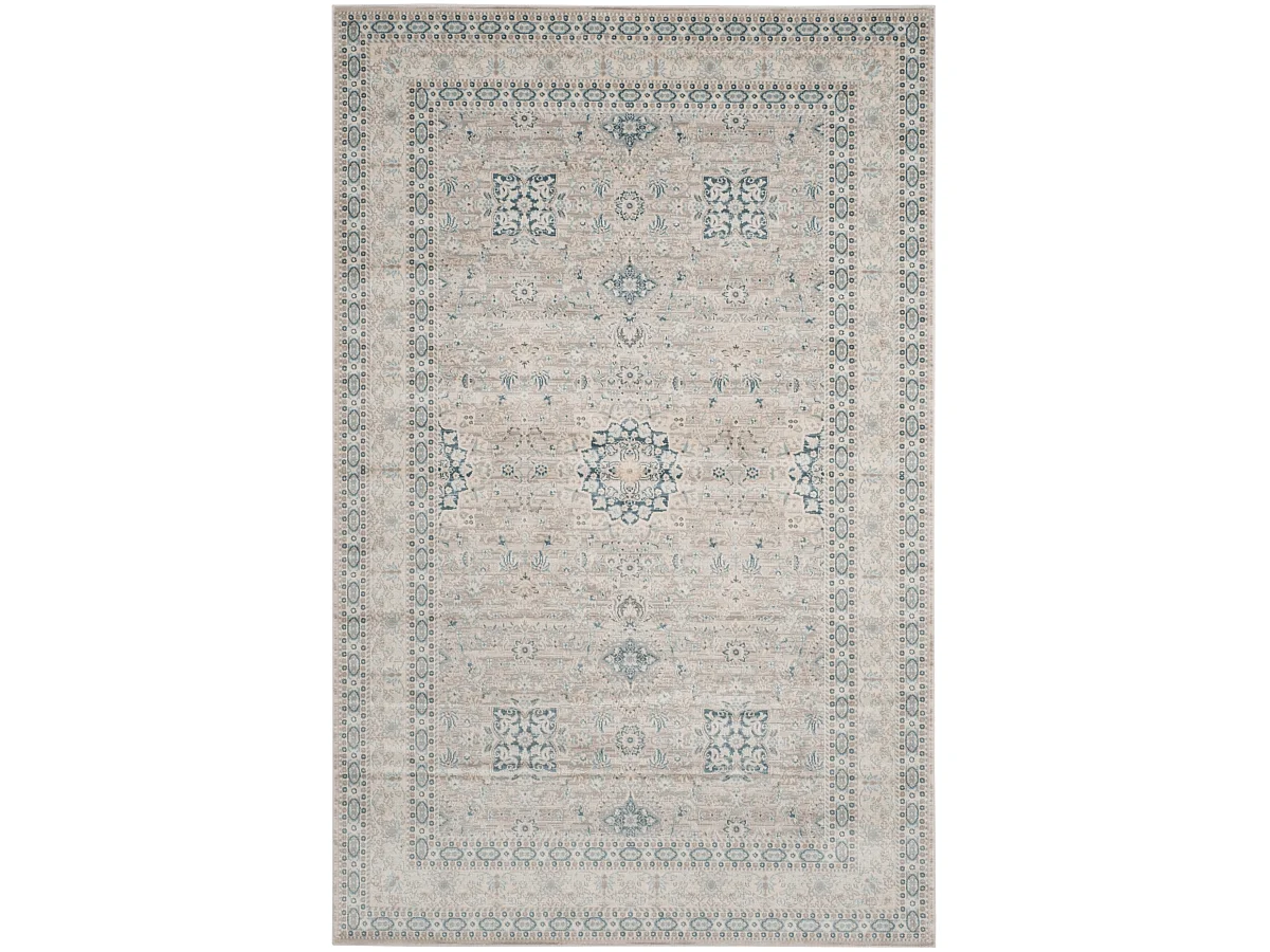 Tapis Gris/Bleu 155 X 229 cm - Seraphina