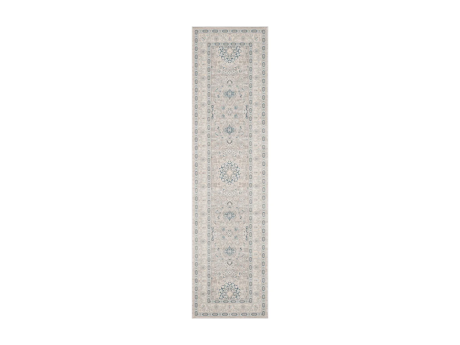 Tapis Gris/Bleu 66 X 244 cm - Seraphina