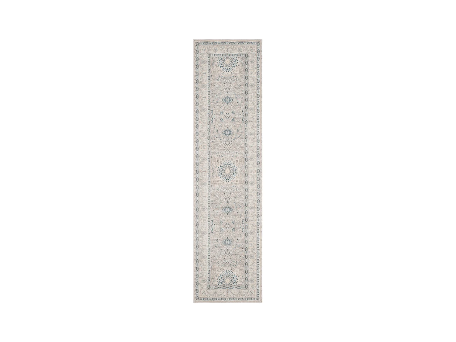 Tapis Gris/Bleu 66 X 244 cm - Seraphina